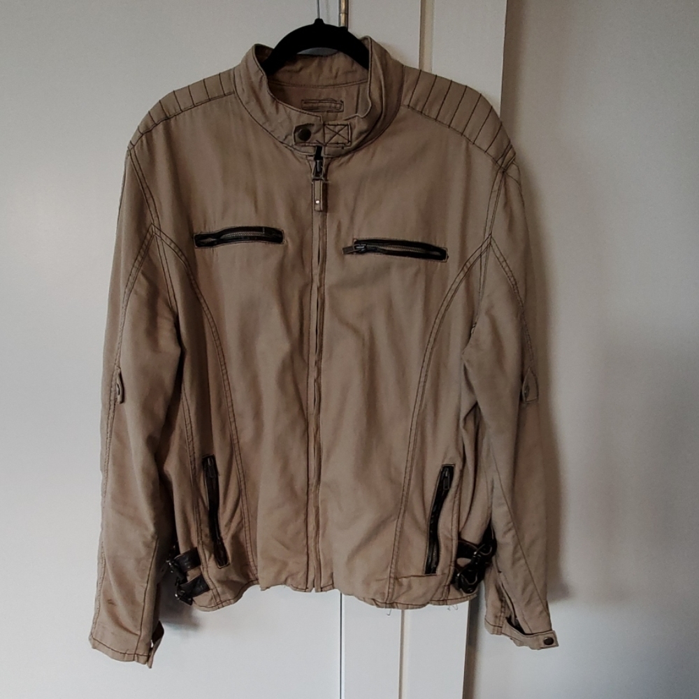 Soft and durable cotton moto jacket Wilsons XL